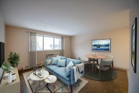 living room of an apartment